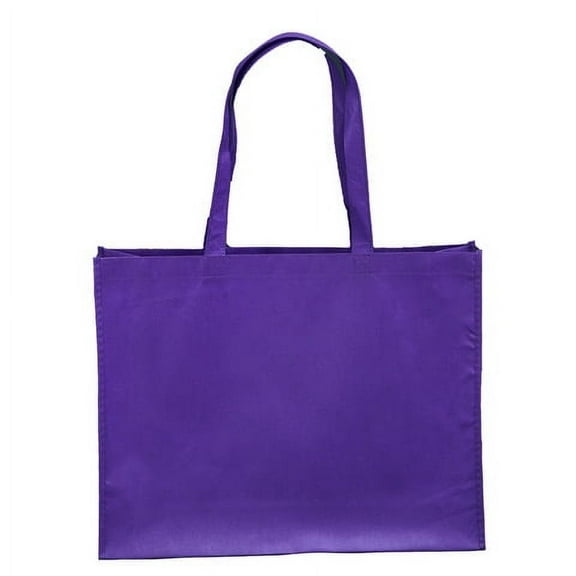 Purple Reusable Grocery Tote Shopping Bags Hand Bags Eco Friendly 10 Pack WeBaG Brand