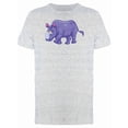 thumbnail image 1 of Purple Rhinoceros Tee Men's -Image by Shutterstock, 1 of 1