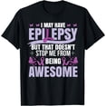 thumbnail image 1 of Purple Ribbon | I May Have Epilepsy T-Shirt, 1 of 4