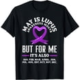 thumbnail image 1 of Purple Ribbon Lupus Warrior Lupus Fighter Lupus Awareness T-Shirt, 1 of 3