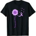 thumbnail image 1 of Purple Ribbon Pancreatic Cancer Awareness T-Shirt, 1 of 3
