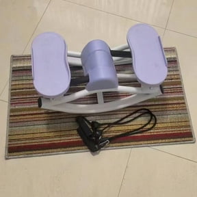 Purple Rock Stepper Side-To-Side Lateral Workout Machine With Resistance Band And Anti-Slip Mat