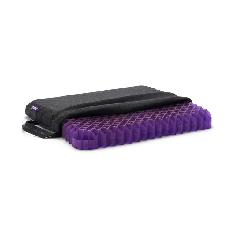 Purple Back Cushion 15.75“ x 9.25“, Pressure Reducing GelFlex Grid
