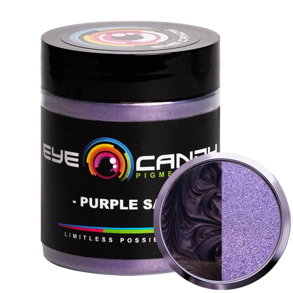 Purple Sage Mica Powder Pigment (25g) for DIY Crafts: Woodworking, Resin, Soap, Paint, and More