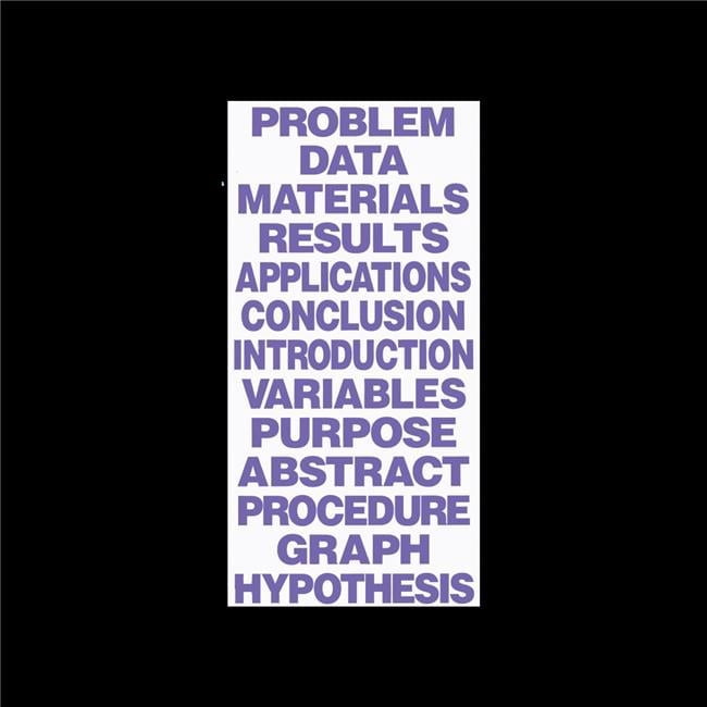 Purple Science Fair Titles Retail Pack of 24
