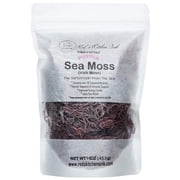 Purple Sea Moss | Irish Moss | Wildcrafted from St. Lucia | 100% Natural | Makes Over 200oz Seamoss Gel - 16oz