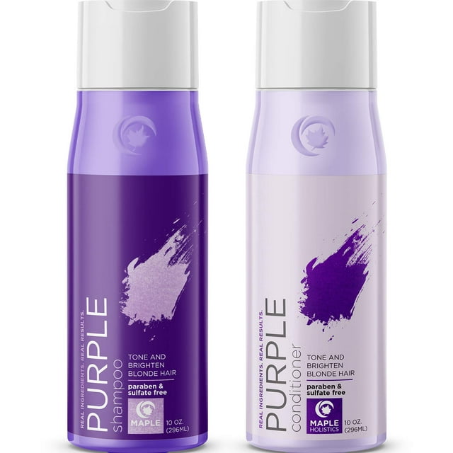 Purple Shampoo and Conditioner for Blonde Hair & Color Treated Hair