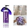Purple Shampoo for Blondes Gray Brassy & Color Hair Enriched with Green