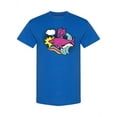 thumbnail image 1 of Purple Shark Graffiti T-Shirt Women -Image by Shutterstock, Female XX-Large, 1 of 2