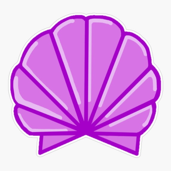 Purple Shell Sticker