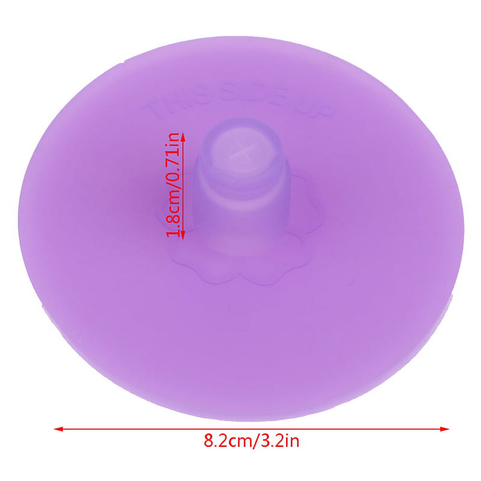 (Purple) Silicone Waterless Airlock Fermentation Lid For Wide Mouth