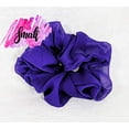thumbnail image 1 of Purple Silk Chiffon Hair Scrunchie -Small Size, 1 of 2