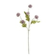 thumbnail image 1 of Purple Silk Pompon Mum Flowers - Realistic Chrysanthemum Stems for Wedding Arrangements, Party Decor & Home Floral Displays, 1 of 3