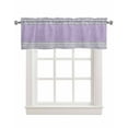 thumbnail image 1 of Purple Silver Stripes Kitchen Valances for Windows Farmhouse Linen Window Valance Curtain for Living Room Window Treatment Modern Ombre Abstract Aesthetic Valance Rod Pocket Topper, 54 x 18 Inch, 1 of 6