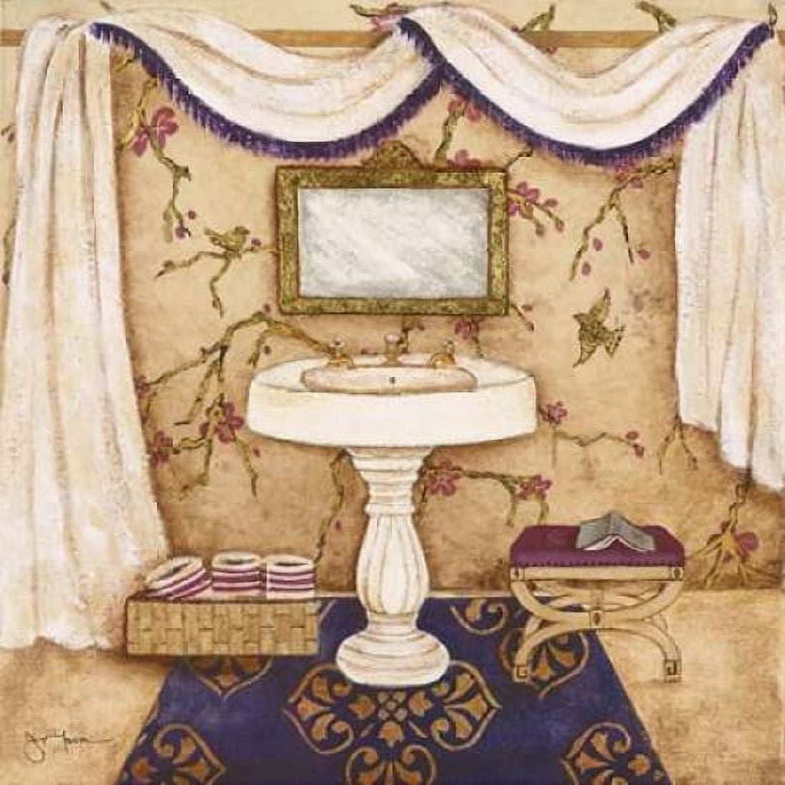 Purple Sink Passion I Canvas Art - Tava Studios (24 x 24)