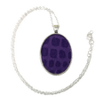 thumbnail image 1 of Purple Skin Pendant Necklace, 1 of 1