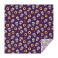 thumbnail image 1 of Purple Skull Sunflower Pattern Square Tablecloth,Waterproof Square Table Cover,Wipeable Spillproof Washable Table Cover for Home Kitchen Party Decor 42"X42"(107x107cm), 1 of 6