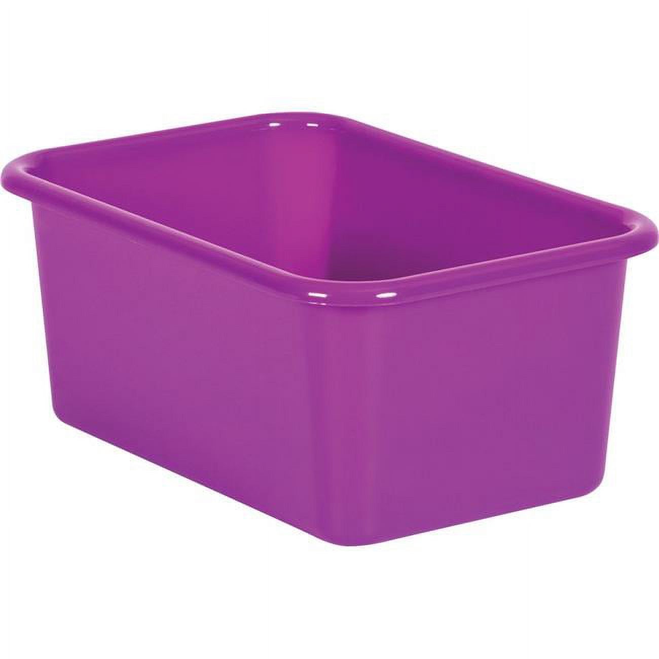 Small Container Purple Purple Small Plastic Storage Bin | Bundle of 5 - Walmart.com