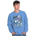 thumbnail image 1 of Purple Smurfs GNAP Manga Cartoon Unisex Plus Size Sweatshirt Brisco Brands 4X, 1 of 4
