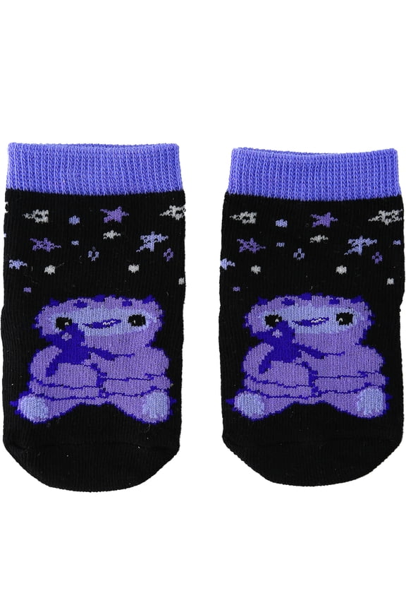 Company - Purple Snuggle Monster - 0-12 Month Non-slip Baby Socks