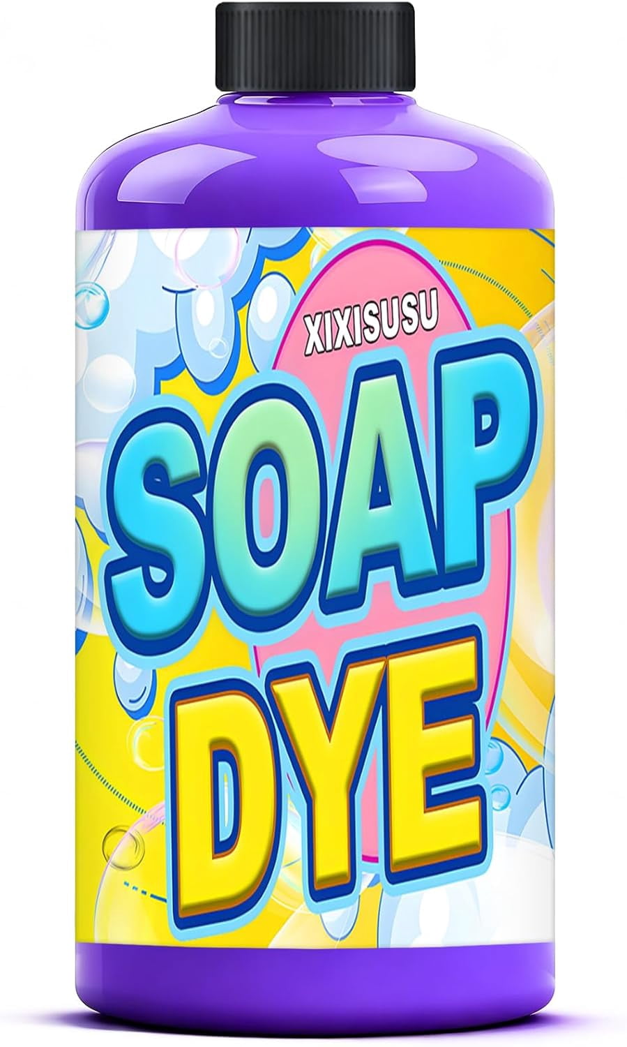 Purple Soap Dye, Skin Safe Soap Colorant Bath Bomb Color Dye for DIY Soap Making Supplies, Bath Bomb, Lotion, Concentrated Soap Coloring for Soaps, Bath Products, Slime (Purple, 10 Fl.Oz)