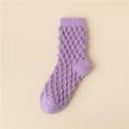thumbnail image 1 of Purple Socks for Womens Socks Candy Colors Socks Colorful Lightweight Cotton Athletic Socks on Sale Clearance, 1 of 3