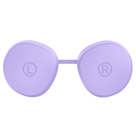 Purple Soft TPU VR Lens Protective Cover Anti Scratch Dustproof Light Blocking Lens Guard Accessory Compatible with Meta Quest 3s/Quest 2