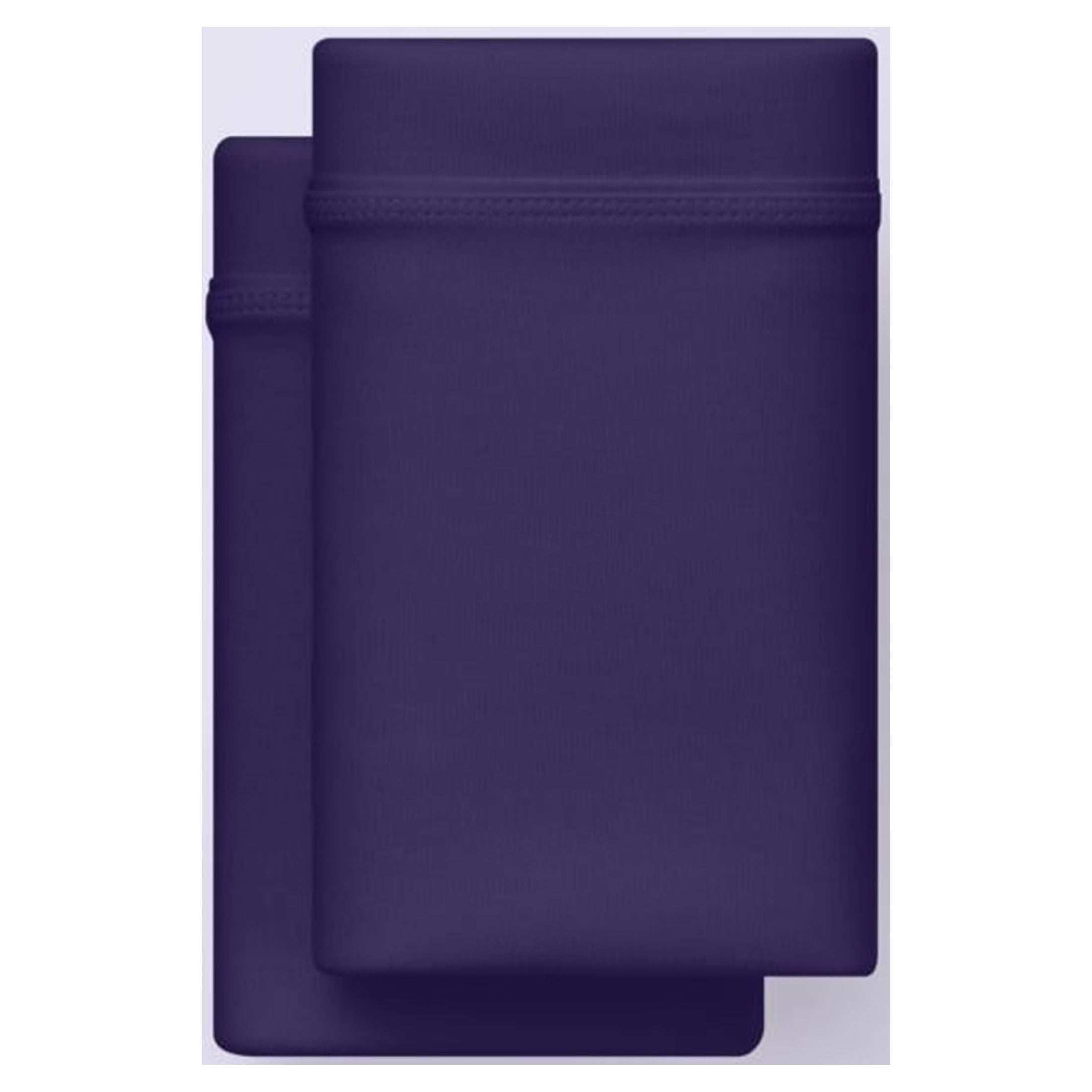 Deep Purple Polyester Standard Pillowcase Set