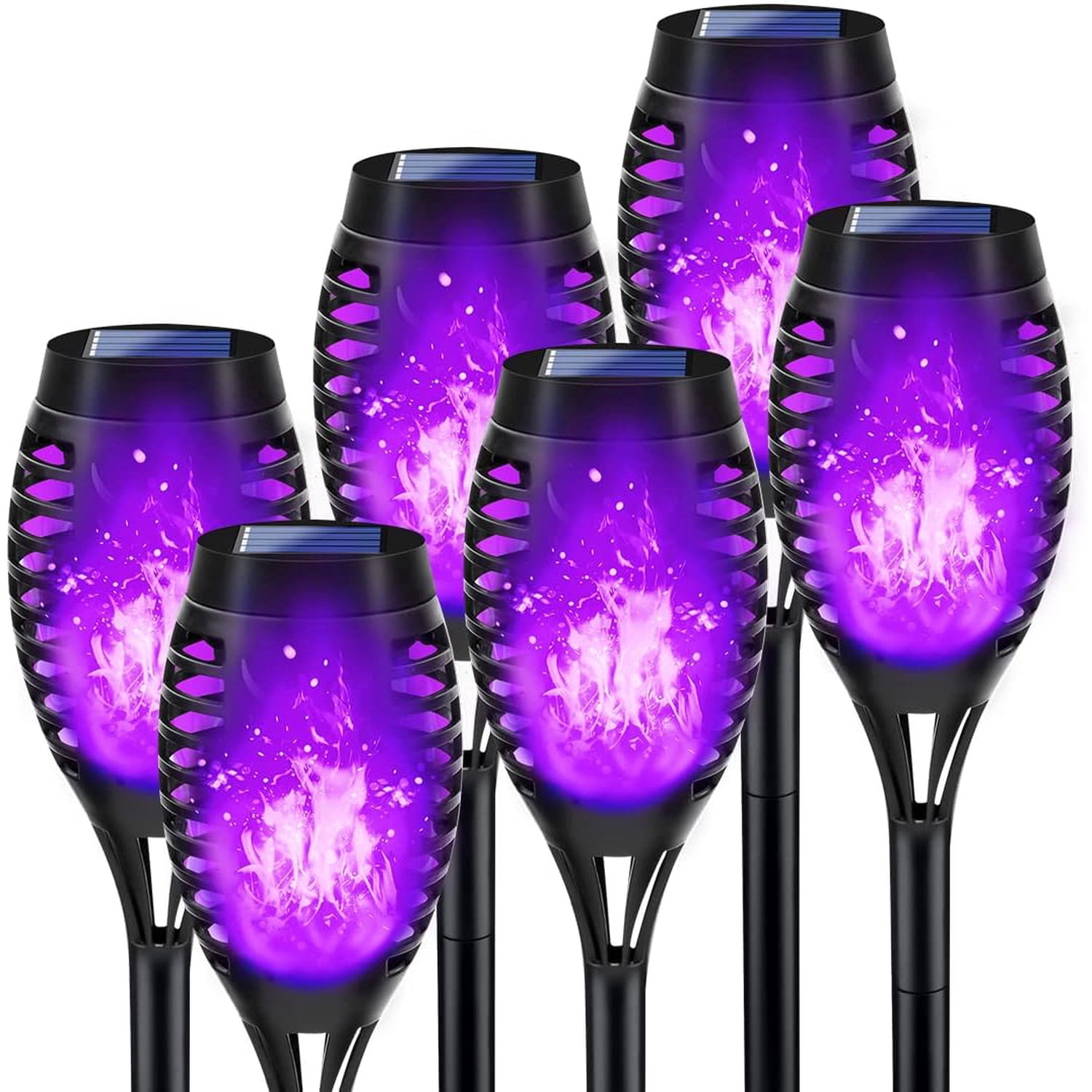 Purple Solar Halloween Lights for Halloween Decorations Outdoor, Solar ...