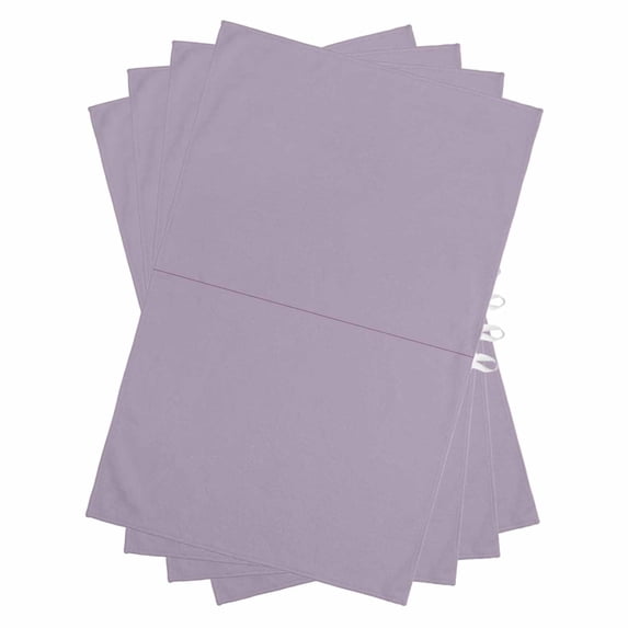 Purple Solid Color Kitchen Towels Set of 4, Water Absorbent Dish Towel, Aesthetics Contemporary Luxury Decorative Hand Towels - Quick Drying Cloth for Cooking Baking, 18x28 Inch