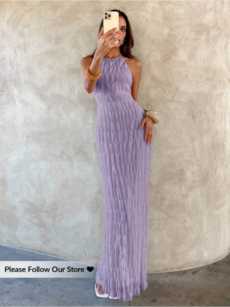 casual ruched maxi dress Off Shoulder Ruched Solid Color A-Line Casual Maxi Dresses-Orange [Pre  Order]