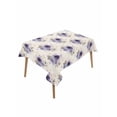 thumbnail image 1 of Purple Spring Floral Table Cloth, Waterproof Tablecloth for Rectangle Tables, Farmhouse Flowers Modern Art Reusable Washable Fabric Table Cover for Restaurant Kitchen Dining Tables 60"x84", 1 of 9