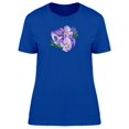 thumbnail image 1 of Purple Spring Flowers Ikebana T-Shirt Women -Image by Shutterstock, Female Small, 1 of 2