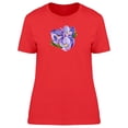 thumbnail image 1 of Purple Spring Flowers Ikebana T-Shirt Women -Image by Shutterstock, Female XX-Large, 1 of 2