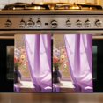 thumbnail image 1 of Purple Spring Flowers Kitchen Towels Set of 4, Modern Abstract Chic Oil Painting Absorbent Dish Towels for Kitchen, Microfiber Hand Towel, Quick Drying Tea Towel for Cleaning Decorative Dishcloths, 1 of 7