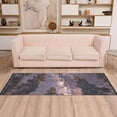 thumbnail image 1 of Purple Starry Sky Runner Rug Non-Slip Area Rugs Linen Washable Non Shedding for Kitchen Bedroom Carpet, 1 of 8