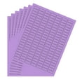 thumbnail image 1 of Purple Sticker Label Sheets Bulk Printable Paper Labels 1 inch x 0.375 inch - 1540 Pack, 10 Sticker Sheets for Laser/ Inkjet Printers with Template Included by Royal Green, 1 of 1