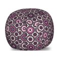 thumbnail image 1 of Purple Storage Toy Bag Chair, Alluring Flowering Nature Circular Geometric Pattern of Floral Composition, Stuffed Animal Organizer Washable Bag, Large Size, Violet Beige Black, by Ambesonne, 1 of 3