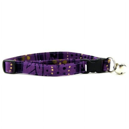 Purple Stripe Batik Cat Collar