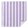 thumbnail image 1 of Purple Striped Cloth Napkins Washable Set of 1, Modern Farmhouse Purple White Stripes Reusable Dinner Table Napkins Cloth Bulk for Weddings Kitchen Restaurants Hotel Events Parties 20 x 20 Inch, 1 of 9