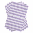 thumbnail image 1 of Purple Striped Kitchen Towels Set of 4, Water Absorbent Dish Towel, Farmhouse Vintage Stripes Decorative Hand Towels - Quick Drying Cloth for Cooking Baking, 18x28 Inch, 1 of 8