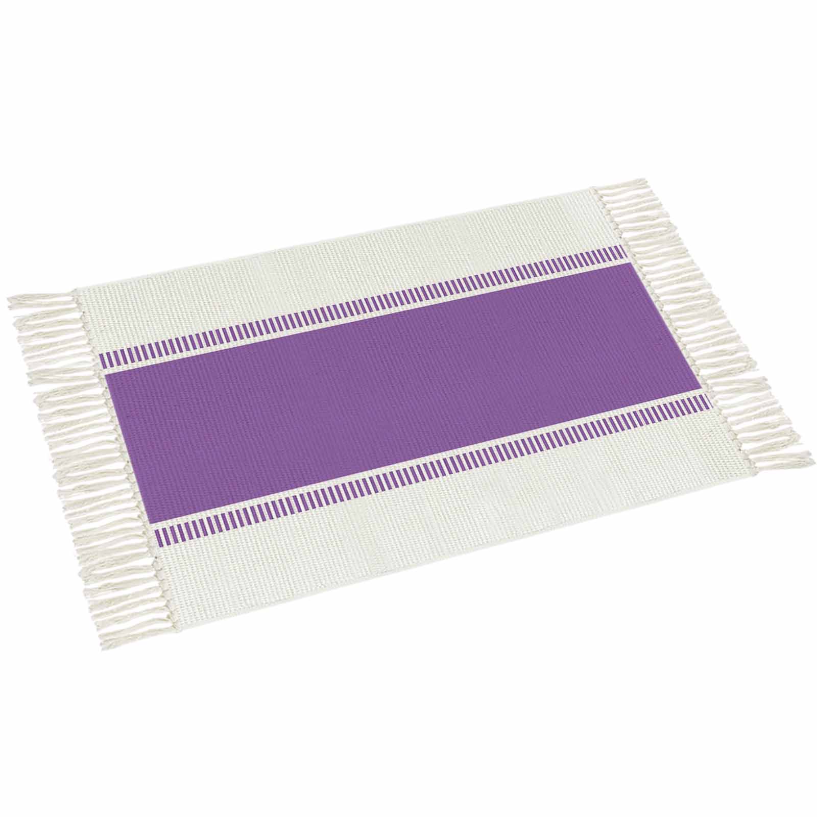 Purple Stripes,Minimalist Abstract Aesthetics Washable Bath Rug - 2x3 ...