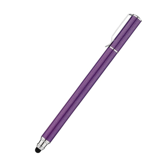 Purple Stylus Touch Screen Pen Fiber Tip Aluminum V5W for OnePlus 7T Pro 5G McLaren, 7 Pro, 8T Plus, 8 5G UW - Orbic Magic 5G - Razer Phone 2 - Samsung Galaxy XCover Pro Tab S7 Plus 12.4 S22