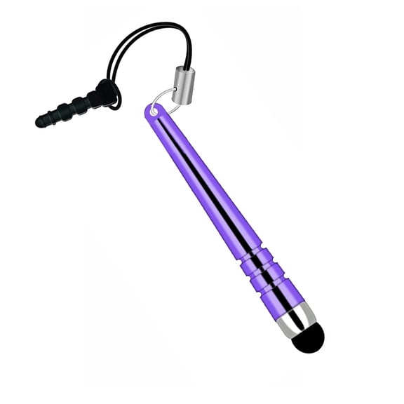 Purple Stylus for Motorola Moto G Power 5G (2023), Edge Plus (2023) Phone - Touch Pen Aluminum Compact L6V