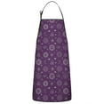 thumbnail image 1 of Purple Sun Moon Triangle Pattern Apron-Garden Aprons for Women with Pockets-Cotton Linen Waterproof Kitchen Cooking Gardening Aprons Adjustable for Kitchen,Cooking,BBQ and Salon 33x27 Inch, 1 of 7
