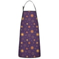 thumbnail image 1 of Purple Sun Star Circle Pattern Apron-Garden Aprons for Women with Pockets-Cotton Linen Waterproof Kitchen Cooking Gardening Aprons Adjustable for Kitchen,Cooking,BBQ and Salon 33x27 Inch, 1 of 7