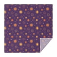 thumbnail image 1 of Purple Sun Star Circle Pattern Square Tablecloth,Waterproof Square Table Cover,Wipeable Spillproof Washable Table Cover for Home Kitchen Party Decor 52"x52"(132x132cm), 1 of 6