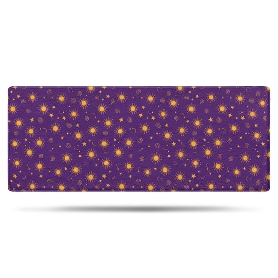 Purple Sun Star Swirl Pattern Bathroom Rugs Mat,Non Slip Microfiber Bathroom Rug,Rubber Backing,Soft Bathroom Mats for Bathroom Floor,Tub and Shower,60x24in(150x60cm)