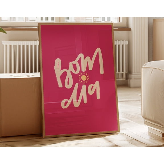 Purple Sunshine Artwork! Boho, Minimalist Modern Art, Minimalist Decor, Beach Day Art, File Wall Art, Modern Wall Decor, 16x24 UNFRAMED