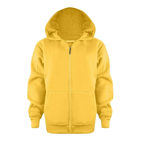 Purple Sweatshirts Unisex Oversized Full Zip Hoodies for Teen Girls Casual Long Sleeve Plain Sweatshirts Textured Preppy Cute Jackets with Pockets